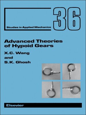 cover image of Advanced Theories of Hypoid Gears